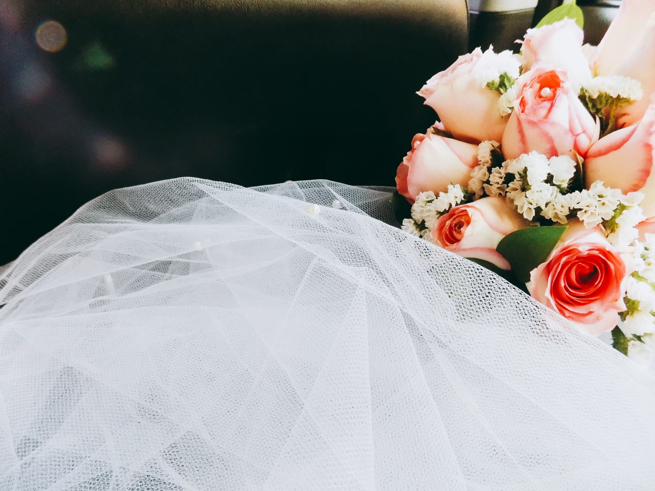 tulle bridal veil