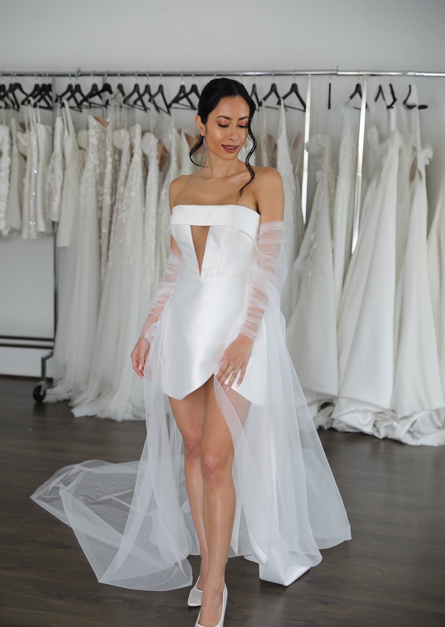 Lola Tulle Bridal Cape