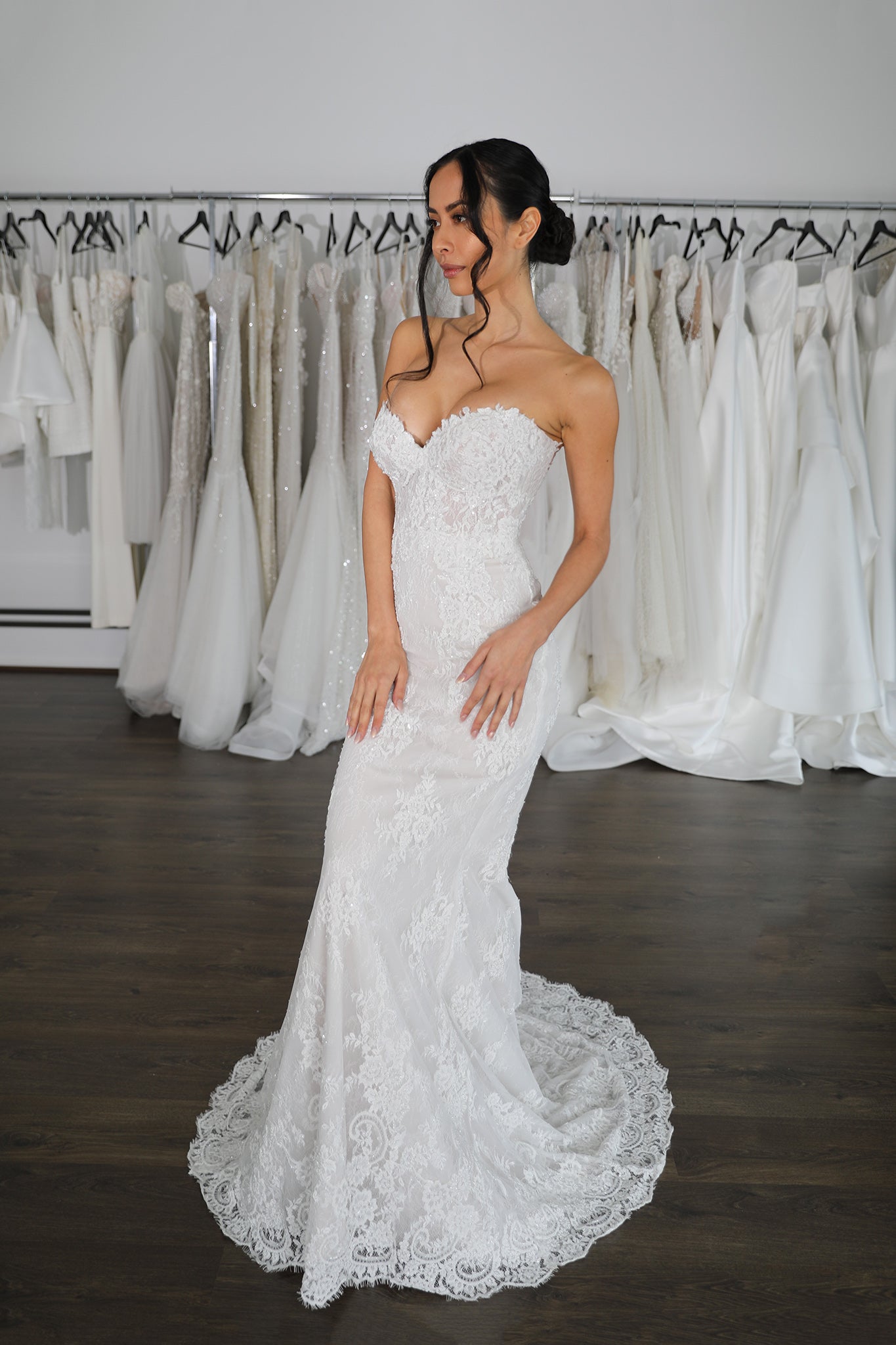 Aria Beaded Lace Wedding Dress