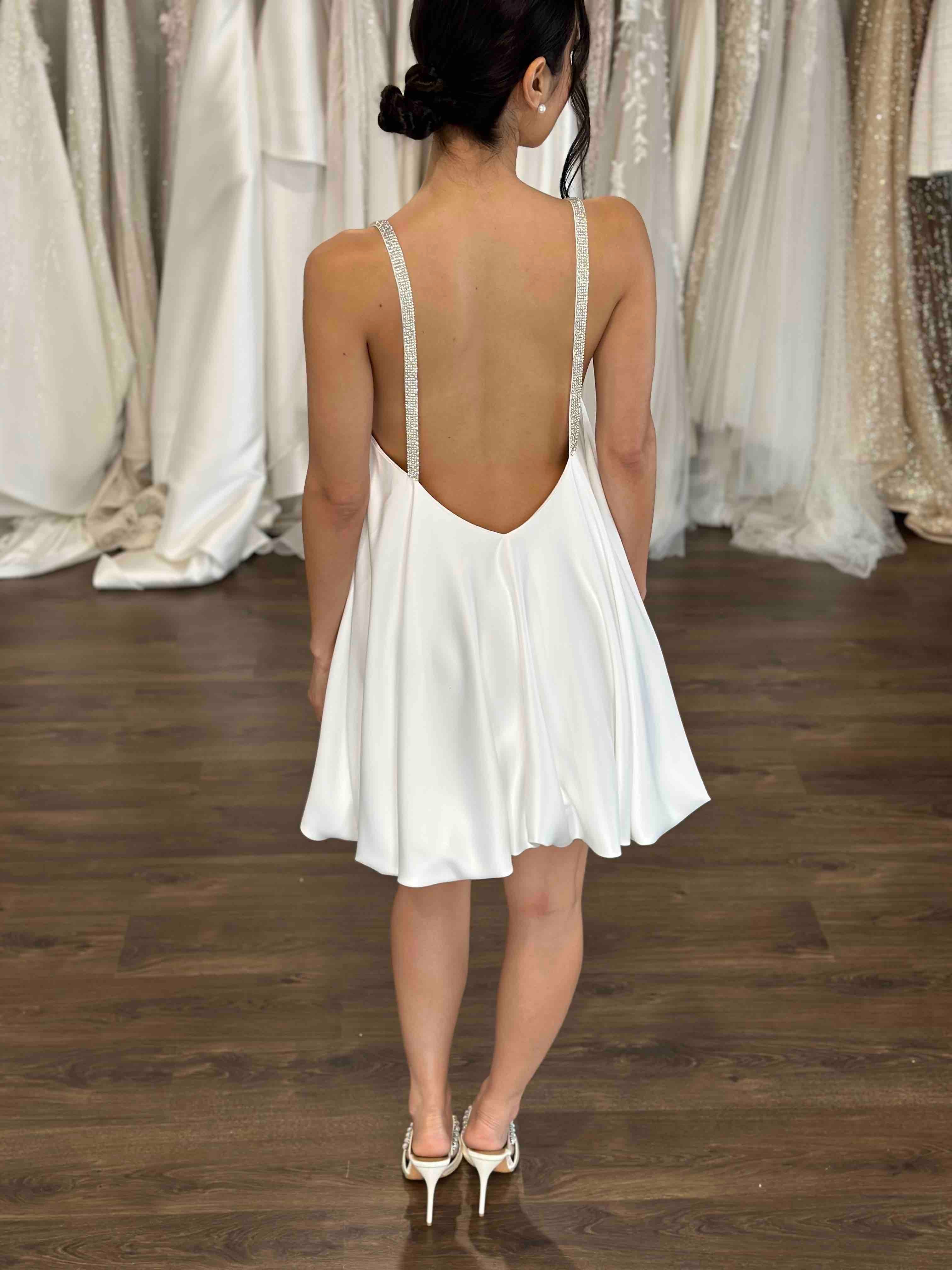 Stephanie Short Bridal Slip Dress