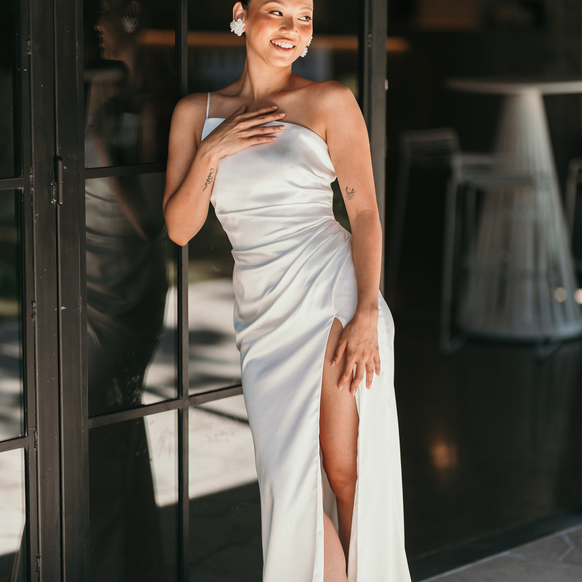 Kayla One Shoulder Wedding Dress