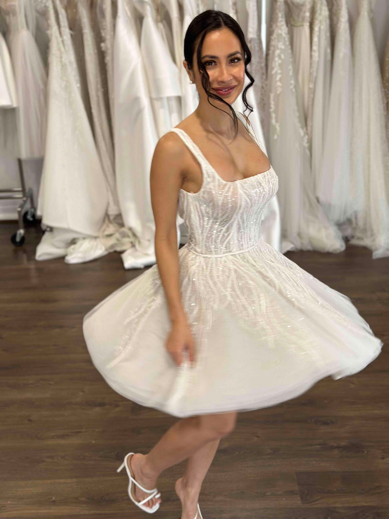 Hana Bridal Mini Dress