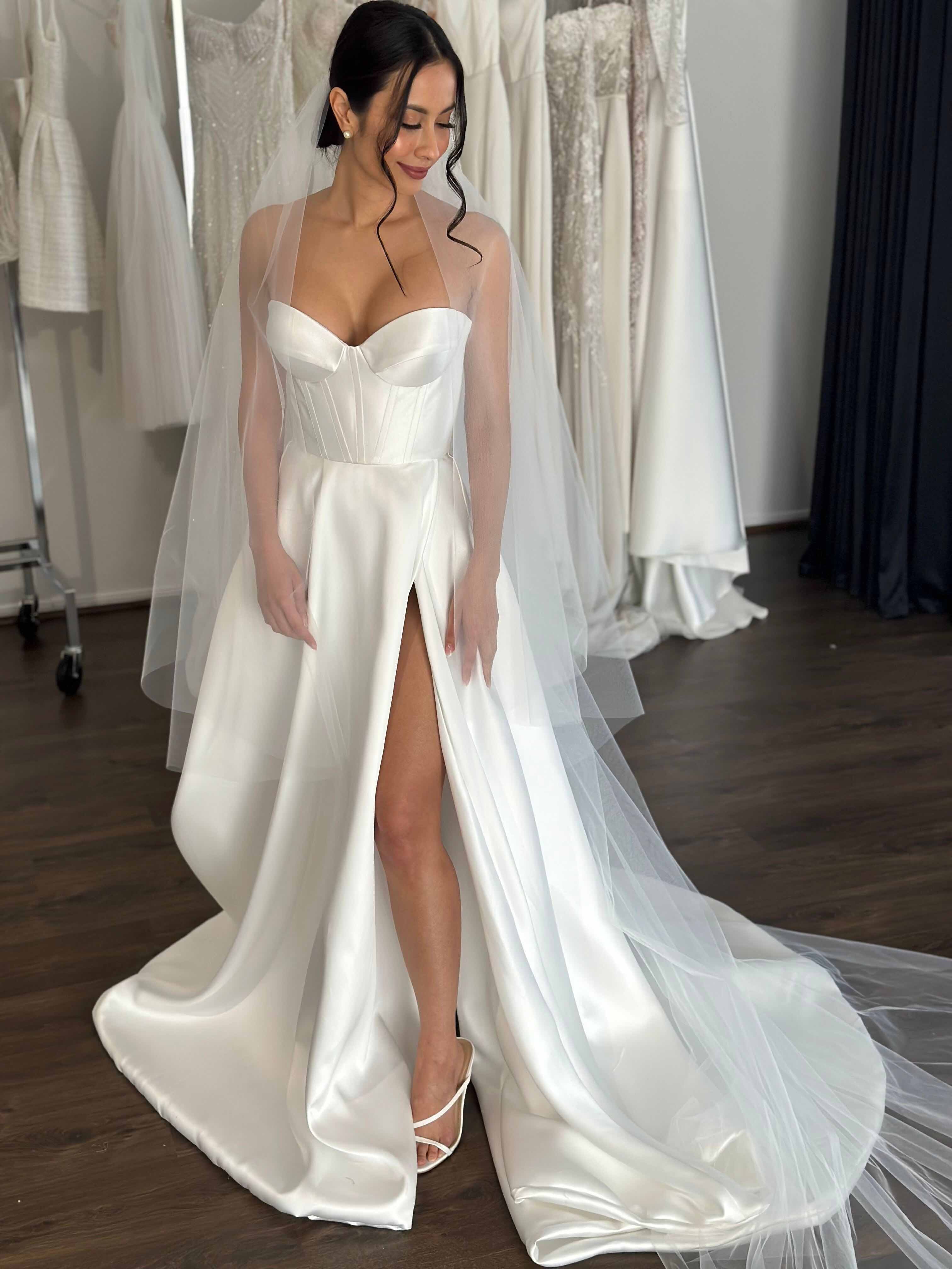 Elizabeth Mikado Wedding Gown